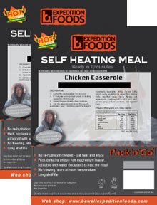 Be-Well Expedition Foods Self-Heating Meals